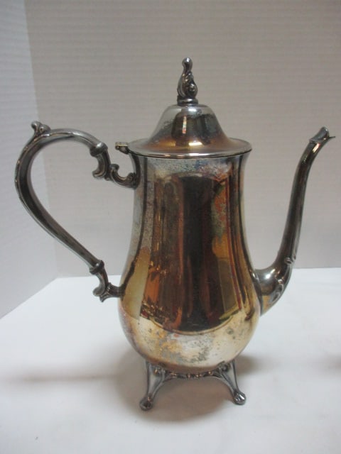 Silverplate & Silver on Copper (Lot of 2) Coffee Pots - 2