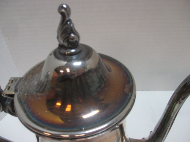 Silverplate & Silver on Copper (Lot of 2) Coffee Pots - 4
