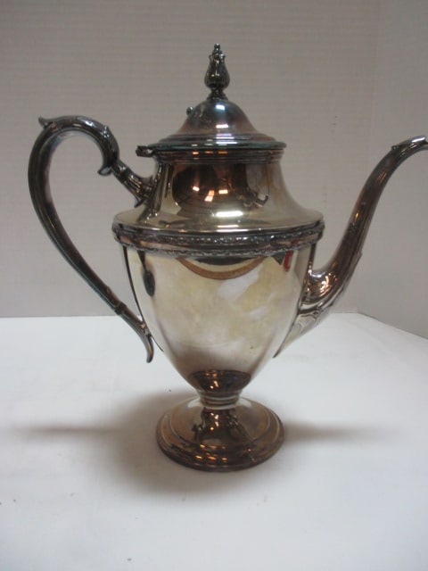 Rogers & Son (Exquisite) (Lot of 2) Silverplate Coffee Pots - 2