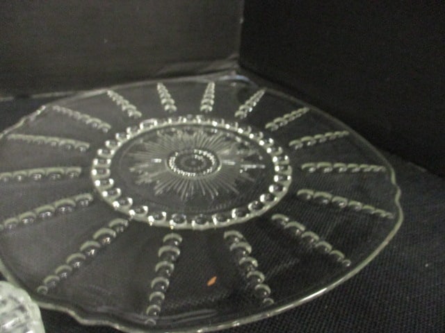 Cut Glass & Pressed Glass Serveware Grouping - 2