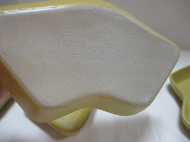 Pigeon Forge Pottery Mid Century Boomerang Style Dishes - 4
