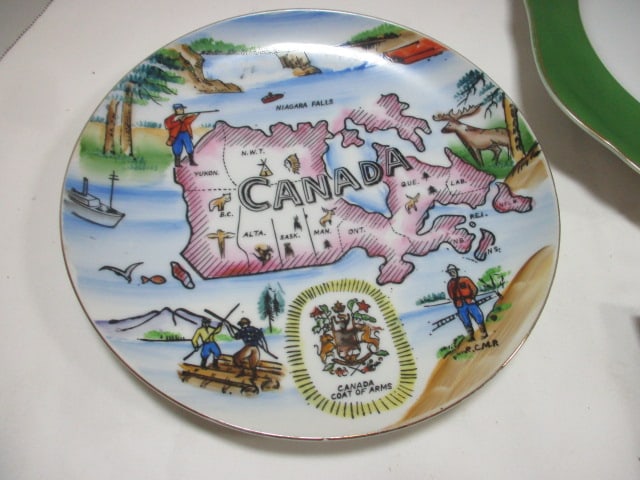 Souvinir Collector Plates Grouping - 3