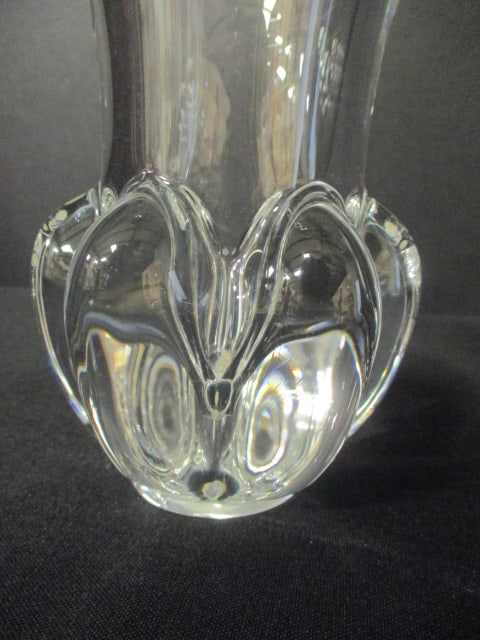 Vintage French Cristallerie Royale De Champagne 6 Lobe Vase - 3