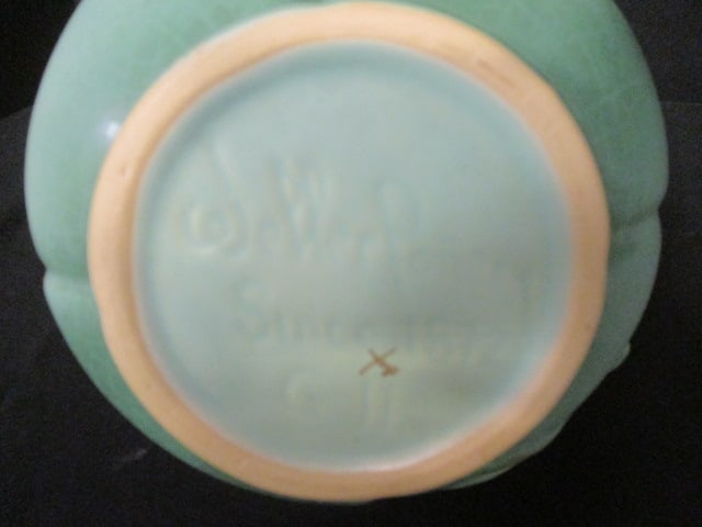 Circa 1940's Weller Pottery Bowl Vase - 4