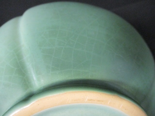 Circa 1940's Weller Pottery Bowl Vase - 5