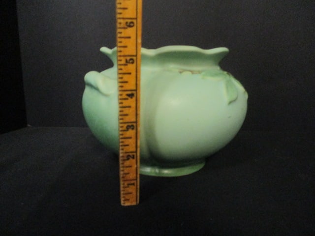 Circa 1940's Weller Pottery Bowl Vase - 6