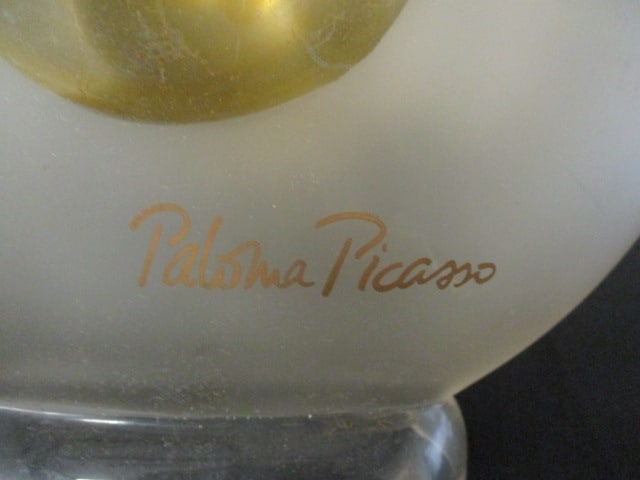 Rare 1980's Paloma Picasso Glass Perfume Store Display - 3