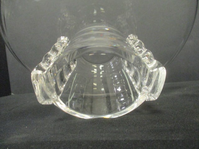 Rare Signed Steuben John Dreves Design Applied Glass Accents Pedestal Centerpiece Bowl - 3