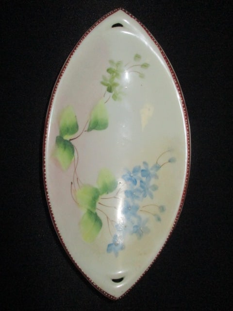Antique Nippon Porcelain Salts and Celery Dish - 2