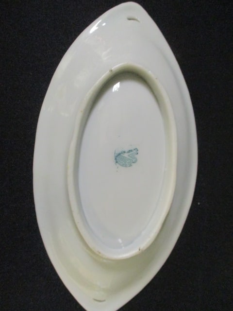Antique Nippon Porcelain Salts and Celery Dish - 3