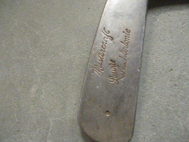 Vintage Mastercraft Laurie Auchterlonie Wood Shaft #1 Iron Golf Club - 2