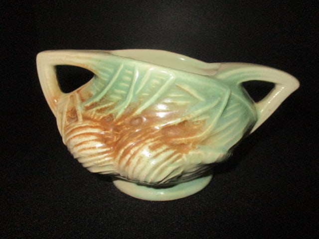 Midcentury McCoy Pinecone Design Creamer and Open Sugar Bowl - 2