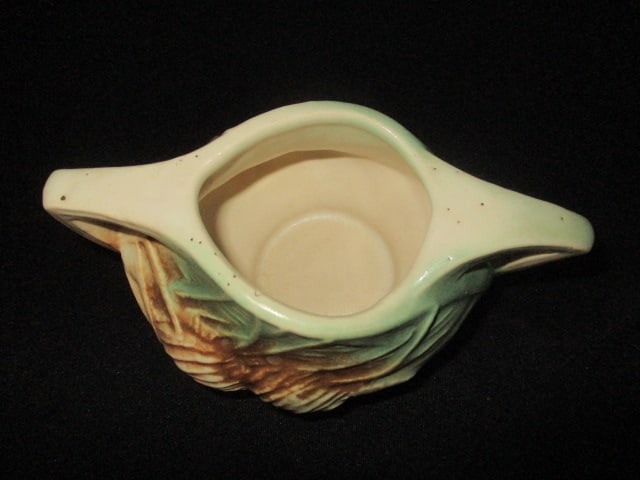 Midcentury McCoy Pinecone Design Creamer and Open Sugar Bowl - 3