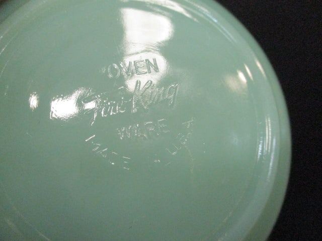 Six Vintage Fire King Jane Ray Jadeite Fruit Bowls - 5