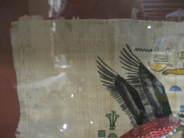Vintage Handpainted Authentic Papyrus Egyptian Painting - 2