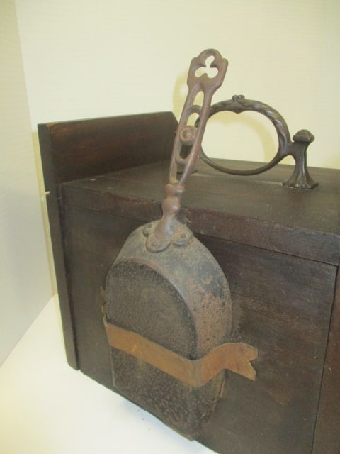 Circa 1880 Antique Victorian Coal Scuttle with Original Shovel - 4