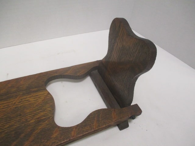 Circa 1910-20 Tiger Oak Folding Bookshelf - 2