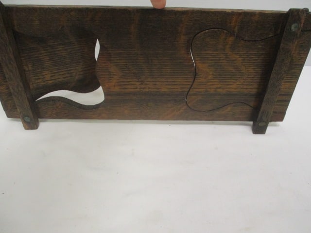 Circa 1910-20 Tiger Oak Folding Bookshelf - 4