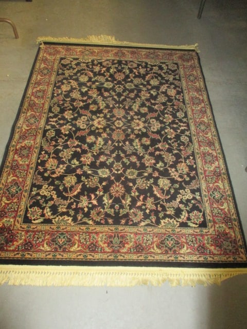 Belgium Kara-Shah Keshan Accent Rug: 49" x 60", per consigner note one was sold in 1998 for $400.00 Local Pickup Only
