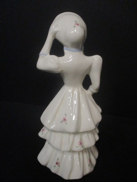 1940's California Victorian Woman Figural Vase - 4