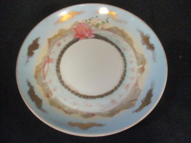 Circa 1850-75 Oversized European Porcelain Cup and Saucer Set - 5