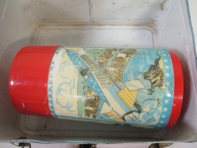 1974 Aladdin Industries Metal Lunch Kit with Insulated Bottle - 6