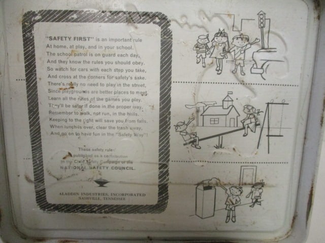 1974 Aladdin Industries Metal Lunch Kit with Insulated Bottle - 9