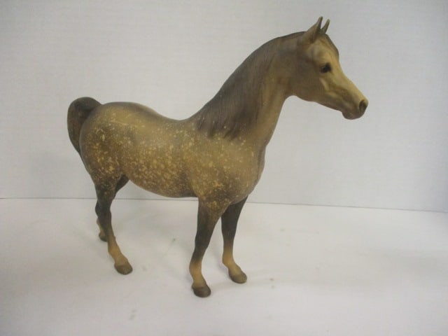 1960's Breyer Dappled Arabian Stallion: 8 3/4"h, per consigner note rare color combination
