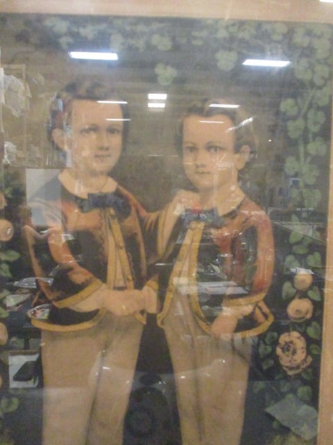 Two Framed Circa 1863 Currier & Ives "The Little Brothers" and "The Little Sisters" Lithograph Pr... - 2