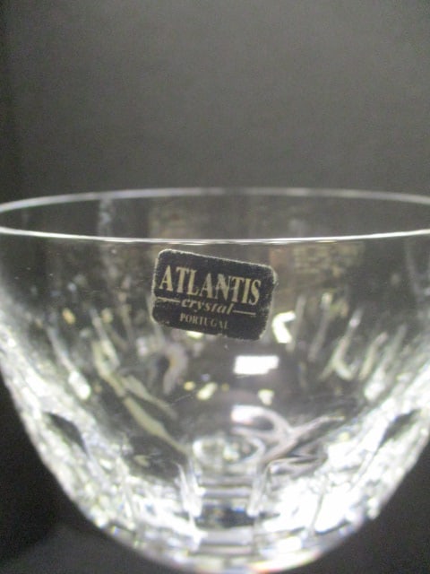 Pair of Atlantis Portugal Crystal "Coliseum" Crystal Goblets - 5
