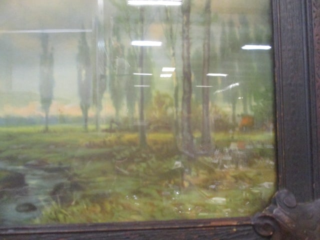 Circa 1910-20's R. Atkinson Fox "Pasture Creek" Framed Lithograph - 3