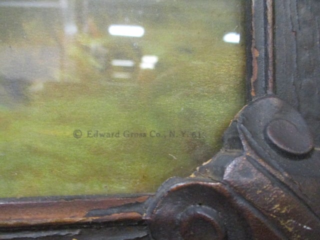 Circa 1910-20's R. Atkinson Fox "Pasture Creek" Framed Lithograph - 5