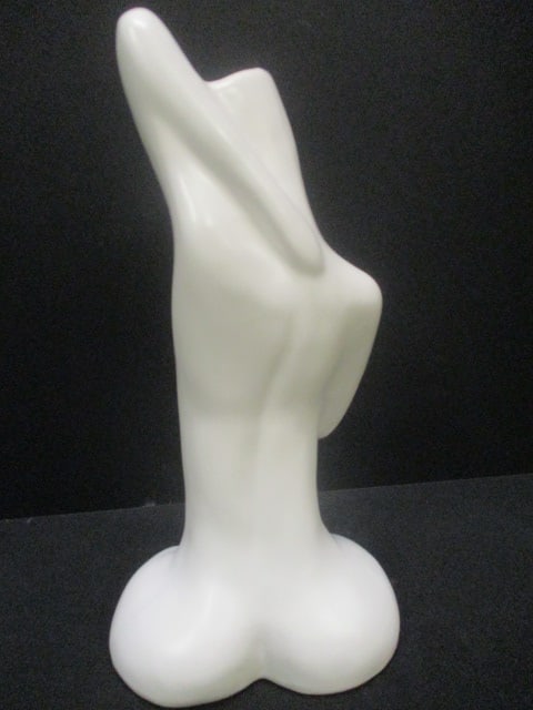Stylized Female Nude Figural Vase - 2