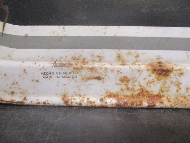 Vintage 1950's "Carta Blanca" Mexican Foods Metal Menu Advertising Sign - 4