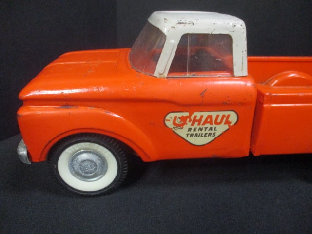 Vintage 1960's Nylint Pressed Steel Ford "U-Haul" Pickup and Trailer Toy Truck - 3