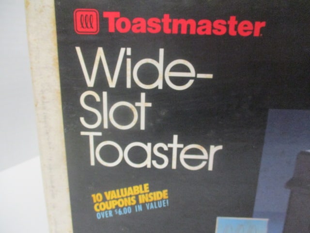 1980's Toastmaster Wide Slot Toaster Model B700 in Original Box - 2