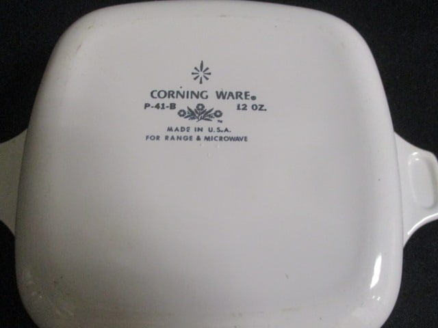 12 Corning Ware Blue Cornflower P-41 Individual Casseroles - 6
