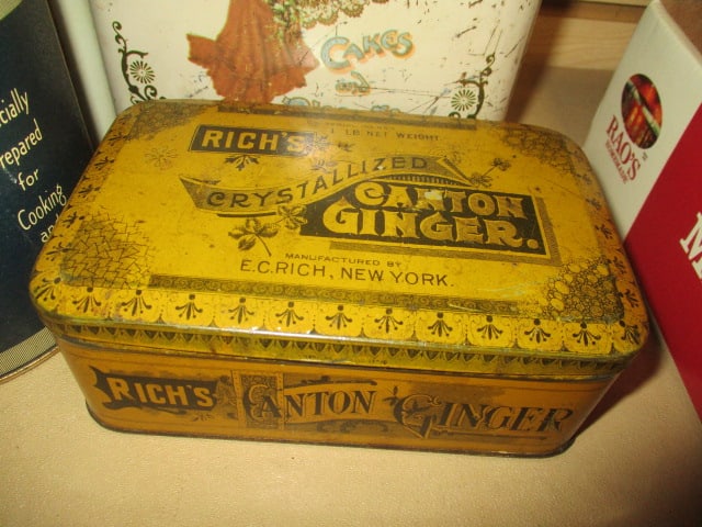 Grouping of Vintage Food Product Tins - 2