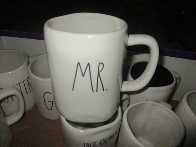 14 Various Design Rae Dunn Mugs - 2