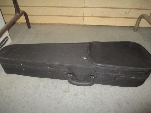 Pink Austin Baeaar Violin in Canvas Case - 6