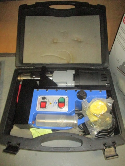 Roto Brute Structural Drill Press in Hard Plastic Storage Case: Retails for $1,800.00