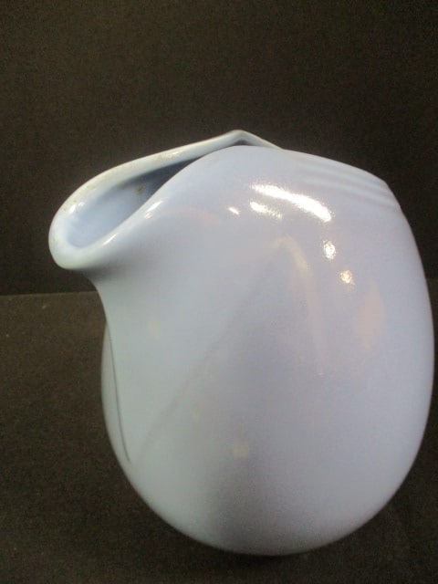 Midcentury Hall's China Blue "Rose Parade" Pitcher - 3