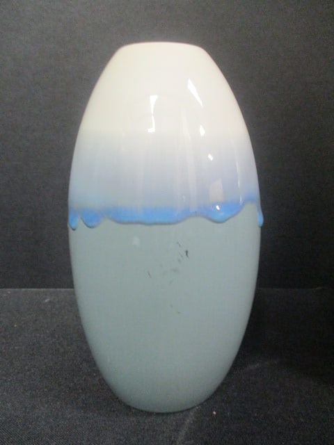 3 Piece Heavy Drip Glazed Pottery Bud Bases - 7