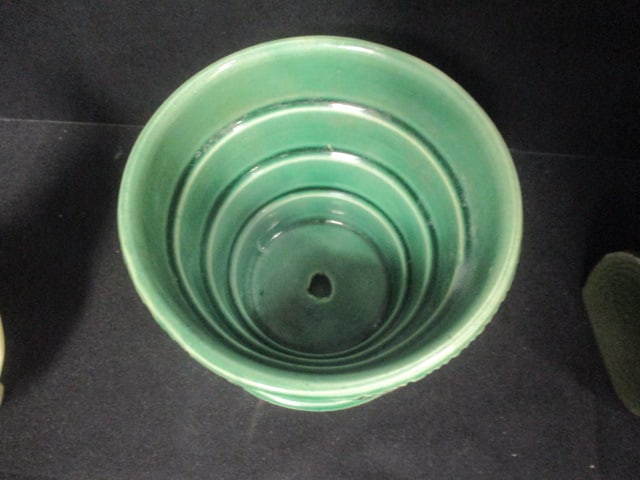 Three Vintage 1930-40's USA Pottery Planters - 5