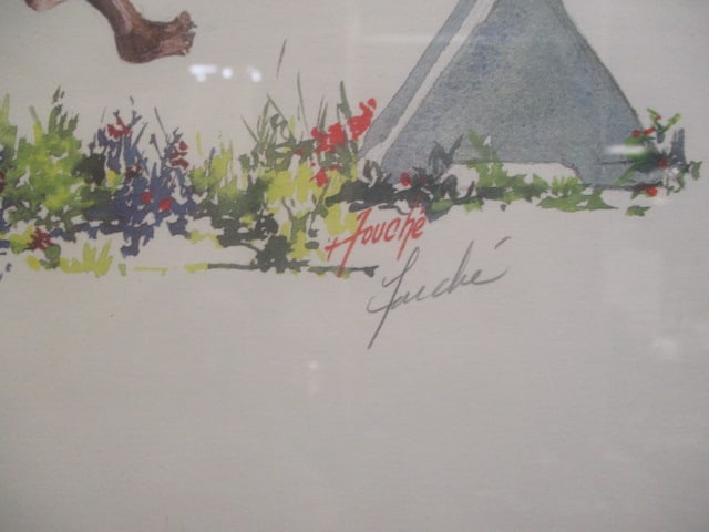 Pencil Signed Virginia Fouche "The Joggling Board" Black Americana Print - 5