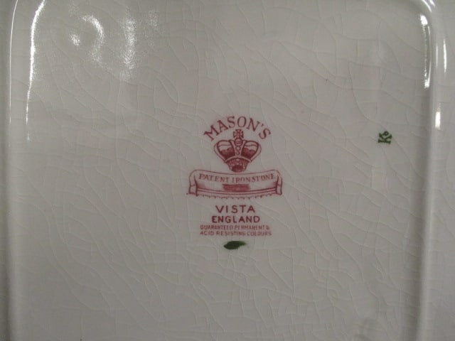 Mason's China "Vista" Square Tray - 5