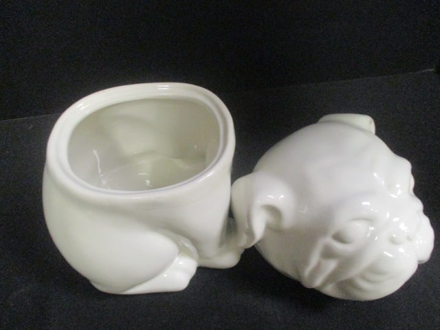 Threshold Stoneware Bulldog Cookie/Treat Jar - 4