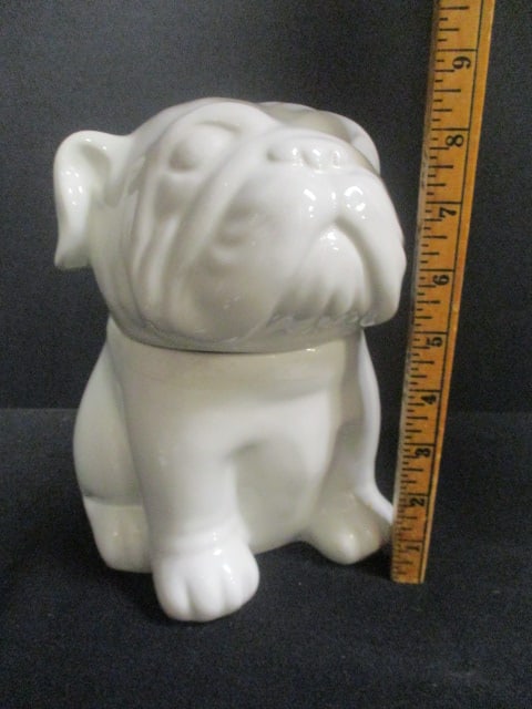 Threshold Stoneware Bulldog Cookie/Treat Jar - 5