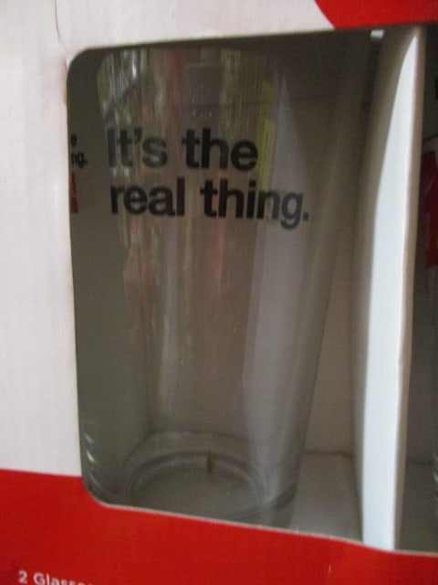 Two 2 Piece Sets of Pasabahce Coca-Cola Licensed Glasses - 2