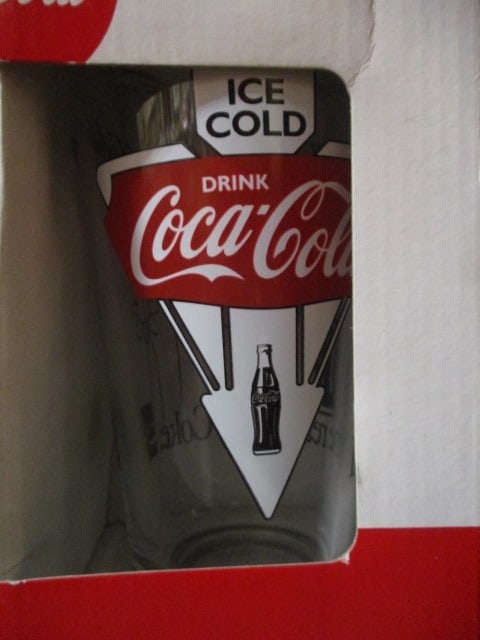 Two 2 Piece Sets of Pasabahce Coca-Cola Licensed Glasses - 4